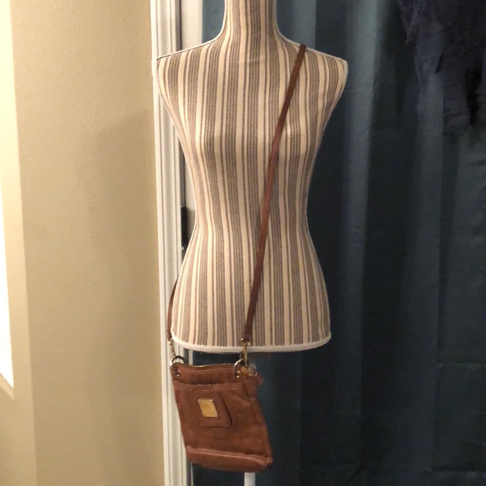 Brown Miche Leather Crossbody